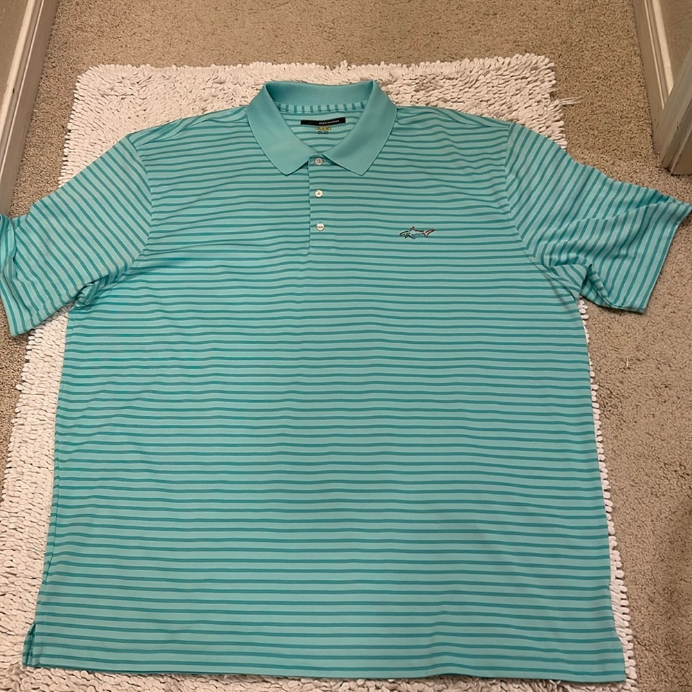 Greg Norman PlayDry Button Up Collared Shirt